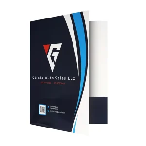 Folders Custom Logo Enterprise Product Introduction File A4 A5 Folder Business Profile 350GSM Paper Custom Folders With Logo