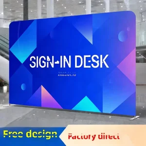 Folding Customizable Portable Aluminum Alloy Exhibition Backdrop Display