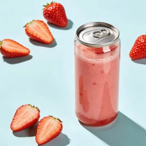 Food Grade PET Cylinder Can with Aluminum Cap for Clear Beverage Packaging for Juice Coffee Soda Tea and Cold Drinks UV Printing