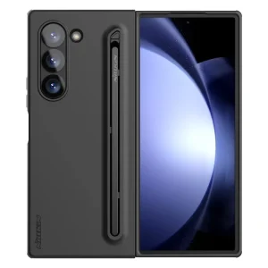 For Samsung Galaxy Z Fold6 5G Pure PC Liquid Silicone Phone Case with S Pen Flex Mobile Phone Cover (XTHD-ZP)