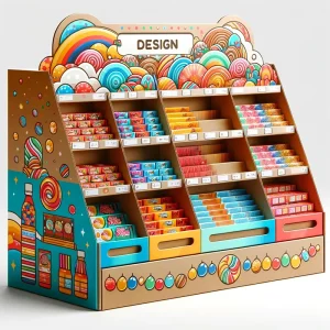 Free Design Advertising Brochure Paper Store Display Rack Stand Customizable Product Cardboard Exhibition Greeting Rack