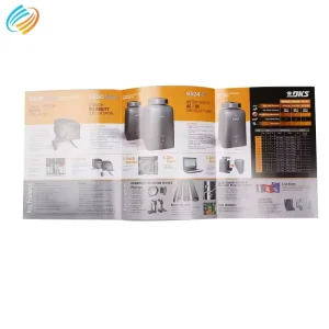 Free Design Custom Folded Leaflet Brochures Tri-Fold Brochure Advertising Flyers Folding Flyer Printing Service