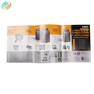 Free Design Custom Folded Leaflet Brochures Tri-Fold Brochure Advertising Flyers Folding Flyer Printing Service