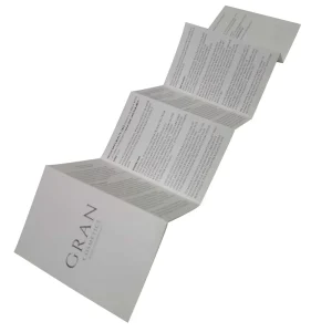 Free Sample Custom Design Folded Business Advertising Paper Flyer Brochure Printing