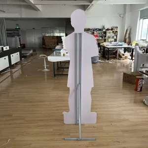 Free Tools Human Size PVC Foam Stand Board for Product Exhibition Freestanding Advertising Display Board