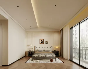 French Luxury Villa 3D Rendering Effect Diagram Whole House Custom Design Residential Boutique Hotel Application