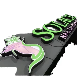 Front Lit LED Illumination Durable Outdoor Business Signs for Storefront Logo Displays