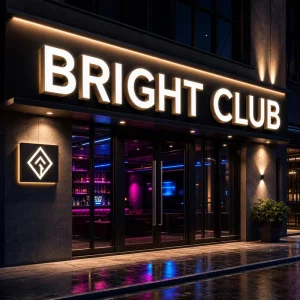 Front Lit LED Storefront Sign for Outdoor Shop Logo and Commercial Building Advertising