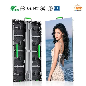 Front Service LED Video Wall P1.9 P4.8 500×1000 5000cd Brightness HDR Supported 5 Year Warranty Event Rental Display For