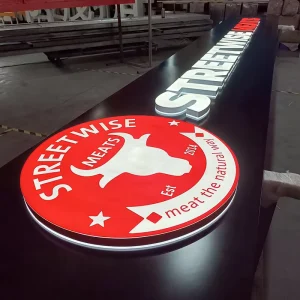 Frontlit Backlit 3D Sign Board Business Outdoor Shop Logo Channel Letters Custom Led Signs for Storefront