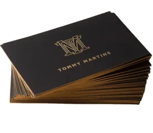 Frosted Finish Calling Name Printing Paper Custom Business Card