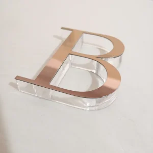 Full Color 3D Crystal Letters Clear Acrylic Alphabet Letter Signs