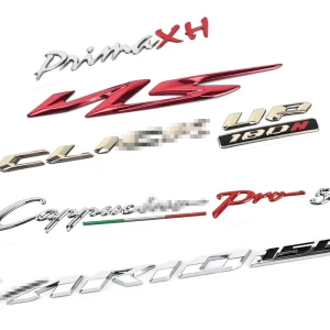 Full Color 3D PVC Soft Label Custom Shape Waterproof UV Resistant Emblem Anti fade Tactile Experience Motorcycle Sticker