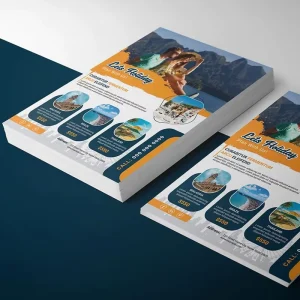 Full Color A0 A1 A2 A3 A4 A5 A6 Custom Digital Wall Commercial Poster Leaflet Flyer Menu Printing for Promotion