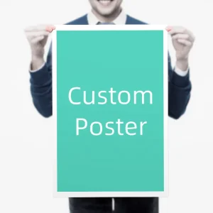 Full Color Custom Posters Large Size UV Resistant Waterproof Digital Printing Wall Decoration Exhibition Shop Window
