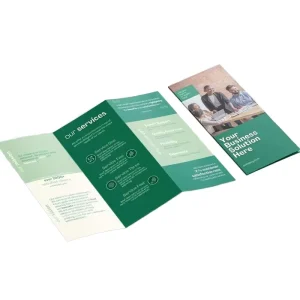 Full Color Offset Printed Embossed Leaflets Posters Brochure Booklets with Custom Logo Glossy Coated Paper A3/A4/A5 Sizes