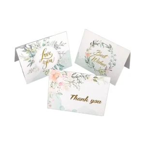 Full Color Printed Custom Greeting Card, Thank You Card Tag, Kraft Paper or Cardboard, Custom Size