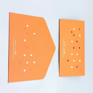 Full Color Printing Luxury Paper Sleeves Card Sleeve Envelope For Hotel Room Card