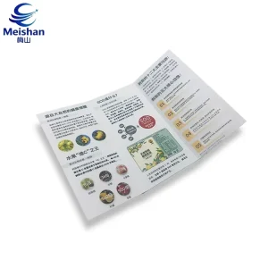 Full-Color Trifold Gloss Business Cardboard Booklet Brochures Catalog Kraft Paper Offset Printing with Hard Cover Cards