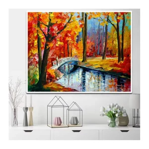 Full Square Diamond Painting Landscape Colorful Autumn 5D Diamond Embroidery Mosaic Cross Stitch Home Decor Gift