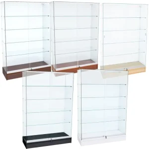 Full Vision Frameless LED Lit Wallcase For Shopping Mall Showcases