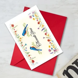 Funny Thank You Cards Custom Greeting Cards with Envelopes in Bulk Sets Cardboard Material Digital Printing