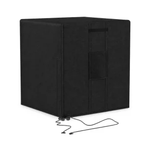 Furniture Cover Air Conditioner All Weather Water-Resistant Oxford Fabric Padded Handles Velcro Closure for UV
