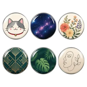 General Purpose Badge Pins Multiple Sizes and Backing Types for Full Customization Options