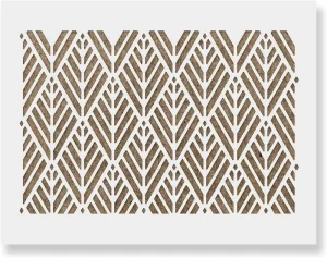 Geometric Tree Pattern Wall Stencil Wall Stencil Geometric Pattern Modern Wall Stencils Geometric Stencils
