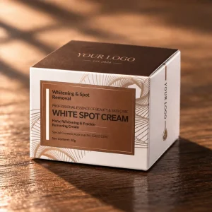 Gift Box Design Bronzing Color Packaging for Facial Mask Face Wash Skin Care Products and Cosmetic Outer Packaging