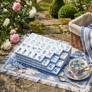 Ginger Chinoiserie American Mahjong for Gift Channels High-Texture Triple-Layer Acrylic Meeting High-End Club Procurement Needs