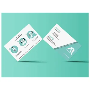 Glossy Art Paper Customized Colorful Products Introduction Paper Business Card