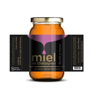 Glossy Finished Custom Honey Jar Labels Waterproof Vinyl Stickers Premium Self Adhesive Food Labels for Private Label Honey