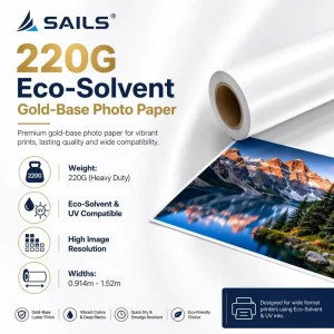 Gold Base Double PE Laminated Photo Paper High Gloss Professional Grade for Wedding & Portrait Prints