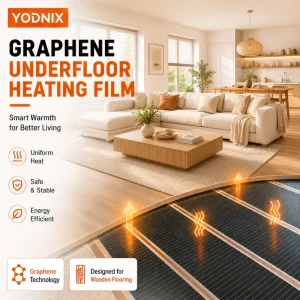 Graphene Heating Film 240V Durable Electric Floor Heating Solution for Commercial Projects Outdoor Kitchen Use