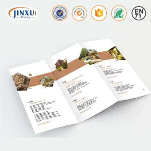 Graphic Design Printing Services Book Packaging Booklet Brochue Custom Printing Factory Folded Leaflet Flyer Pamphlet Catalog