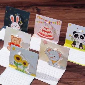 Greeting Card Custom Gift Cute 3D Greeting Card Custom Greeting Card with Envelope