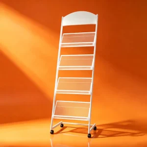 Ground Vertical Magazine Rack Exhibition Newspaper Folding Data Display Rack Vertical Display Rack