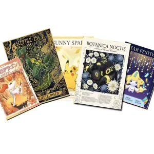 HL Cute Anime Elf’s Chronicle Silver Paper A5 Large Card Bulk Board Games Sealed Collection Pack Gift Factory Direct