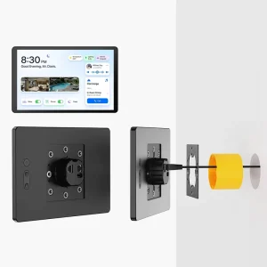 HMI Customized 10” Android 1920×1200 Wi Fi MTK Wall Mount POE RJ45 Meeting Room Tablet LED Status Bar NFC Touch Display
