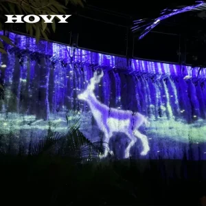 HY-CU550-CU750 3D Virtual Scenes Augmented Reality Interactive LCD Video Floor Wall Display All-in-one Projection Built-In