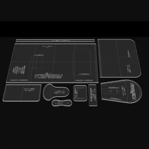 Hand Made Diy Tools Handbag Acrylic Stencil Leather Bag Patterns Acrylic Template