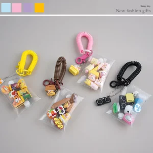 Handcrafted Miniature Pendants Schoolbag Chains Keychains Mobile Phone Bags and Key Chain