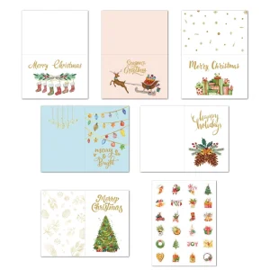 Handmade Happy Birthday Greeting Cards Custom Greeting Cards Personalization Cards Pack With Envelopes and Fun Stickers