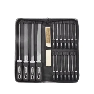 Hardened Handmade Steel File Set with Plastic Handle