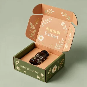 Health Supplement Paper Box Custom Medicine Boxes Supplement Bottle Packaging Shipping Box Paper Box for Supplement