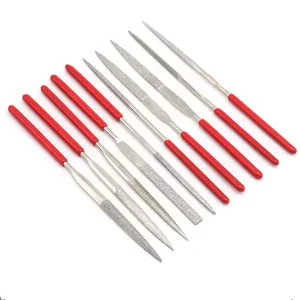 Heavy duty Half Round Flat File Kit Ideal Tool for Guitar String Pin Adjustment Jewelry Grinding Wood Carving Tasks