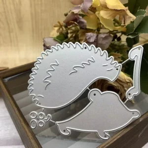 Hedgehog shaped Metal Die cutting and Embossing Template Tool for DIY Scrapbooking Cardmaking and Photo Album Crafts