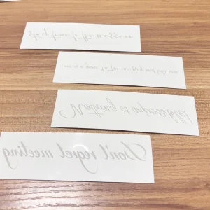 Herbal Juice Inspired Design Letter Tattoo Stickers Semi Permanent English Language Inspired for Men and Women