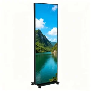 High Definition Seamless Splicing Indoor LED Poster Screen with Animation Graphics Display 800cd Brightness Full Color